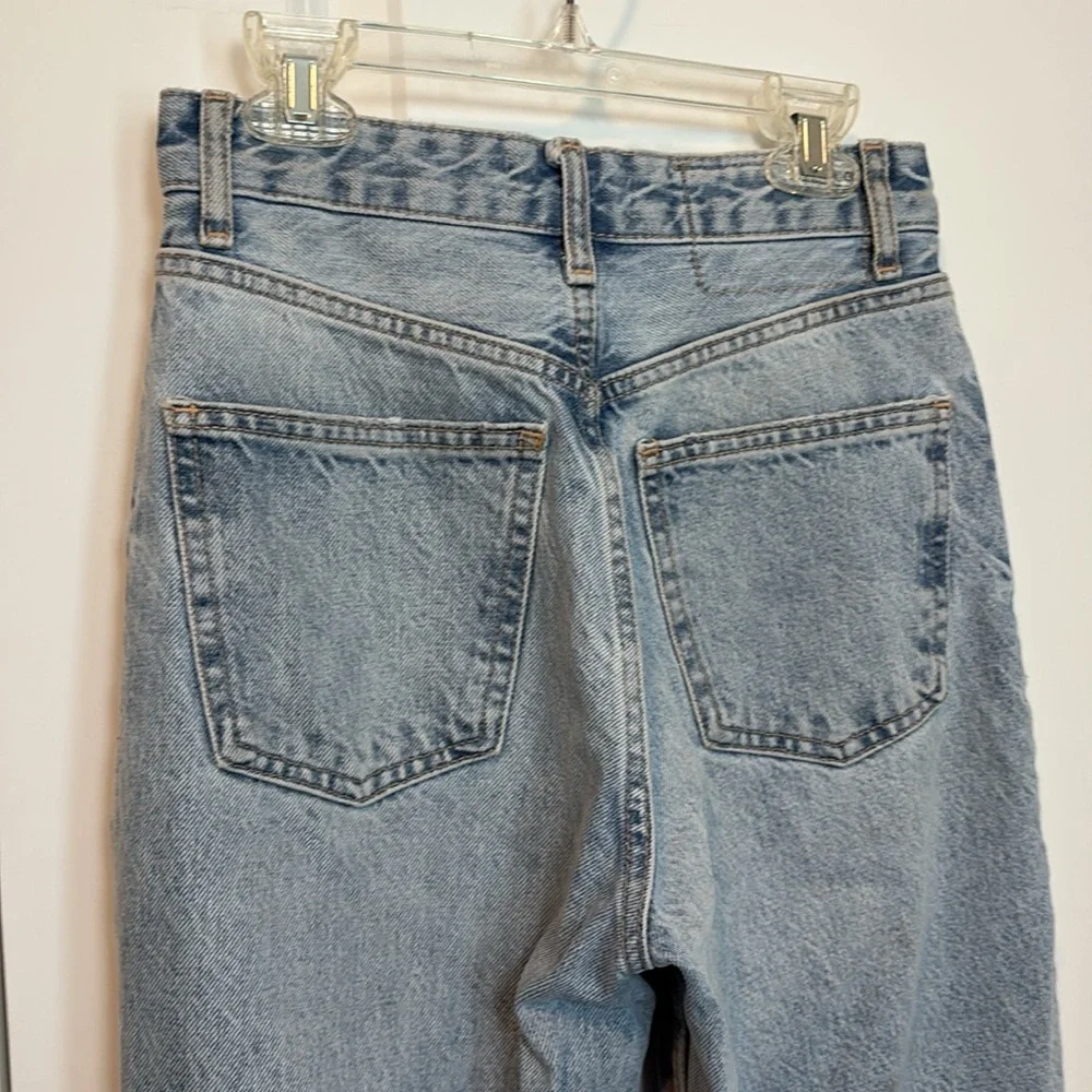Zara TRF Light Blue Distressed Wide Leg Jeans
Discontinued style! - Picture 7 of 9